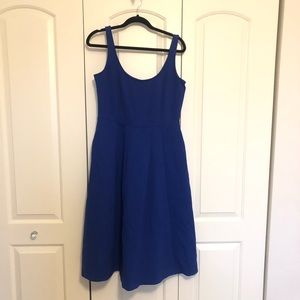 Blue A-Line Dress